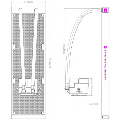 Готова СВО Thermalright Core Matrix 360 Vision ARGB V3 Black купити в Україні: Київ, Львів, Хмельницький, Тернопіль, Івано-Франківськ | Перевірка сумісності, низька ціна, відгуки, характеристики від TELEMART фото
