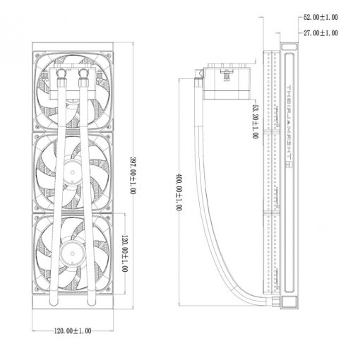 Готовая СВО Thermalright Frozen Horizon 360 Digital ARGB White купить в Украине: Киев, Днепр, Харьков, Одесса  | Проверка совместимости, низкая цена, отзывы, характеристики от TELEMART фото