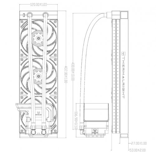 Готовая СВО Thermalright Wonder Vision 360 Turbo ARGB White купить в Украине: Киев, Днепр, Харьков, Одесса  | Проверка совместимости, низкая цена, отзывы, характеристики от TELEMART фото
