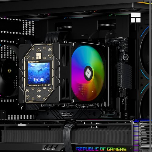Кулер Thermalright Peerless Assassin 120 Vision ARGB Black купити в Україні: Київ, Львів, Хмельницький, Тернопіль, Івано-Франківськ | Перевірка сумісності, низька ціна, відгуки, характеристики від TELEMART фото