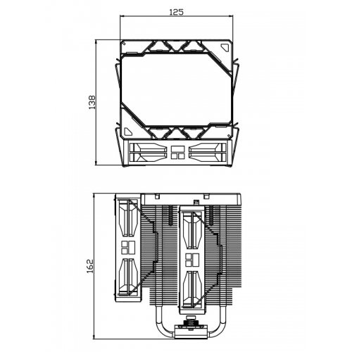 Кулер Thermalright Peerless Assassin 120 Vision ARGB White купити в Україні: Київ, Львів, Хмельницький, Тернопіль, Івано-Франківськ | Перевірка сумісності, низька ціна, відгуки, характеристики від TELEMART фото