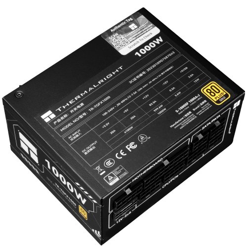 Блок живлення Thermalright TGFX-1000 1000W (TR-TGFX1000) Black купити в Україні: Київ, Львів, Хмельницький, Тернопіль, Івано-Франківськ | Перевірка сумісності, низька ціна, відгуки, характеристики від TELEMART фото