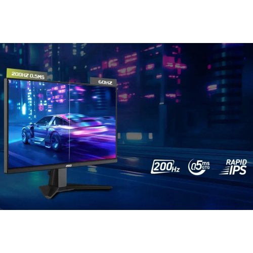 Уценка монитор MSI 23.8" MAG 242F Black (Повреждена упаковка, 846324) купить в Украине: Киев, Днепр, Харьков, Одесса  | Низкая цена, отзывы, характеристики от TELEMART фото