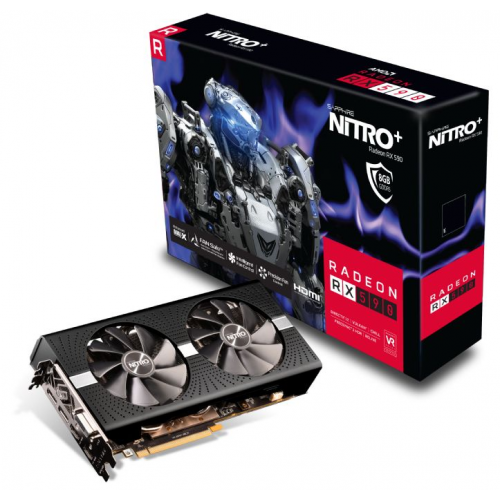 Видеокарта Sapphire Radeon RX 590 NITRO+ OC 8192MB (11289-05-20G) (Восстановлено продавцом, 846330) купить в Украине: Киев, Днепр, Харьков, Одесса  | Проверка совместимости, низкая цена, отзывы, характеристики от TELEMART фото