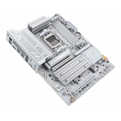 Материнская плата Asus TUF GAMING X870-PRO WIFI7 W NEO (sAM5, AMD X870) купить в Украине: Киев, Днепр, Харьков, Одесса  | Проверка совместимости, низкая цена, отзывы, характеристики от TELEMART фото