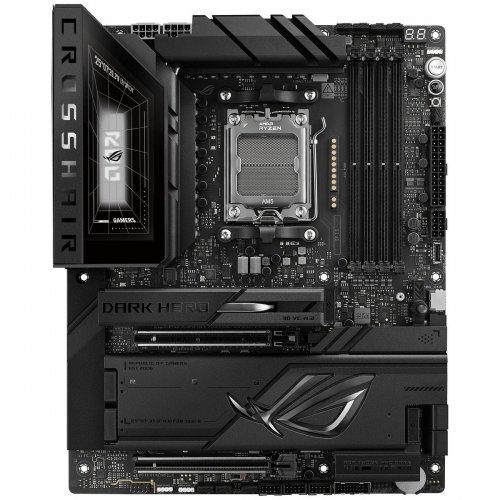 Материнская плата Asus ROG CROSSHAIR X870E DARK HERO (sAM5, AMD X870E) купить в Украине: Киев, Днепр, Харьков, Одесса  | Проверка совместимости, низкая цена, отзывы, характеристики от TELEMART фото