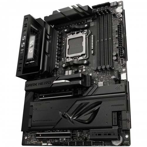 Материнская плата Asus ROG CROSSHAIR X870E DARK HERO (sAM5, AMD X870E) купить в Украине: Киев, Днепр, Харьков, Одесса  | Проверка совместимости, низкая цена, отзывы, характеристики от TELEMART фото