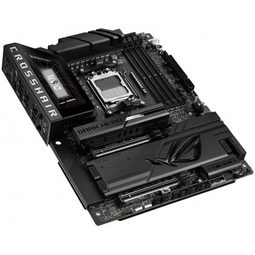 Материнская плата Asus ROG CROSSHAIR X870E DARK HERO (sAM5, AMD X870E) купить в Украине: Киев, Днепр, Харьков, Одесса  | Проверка совместимости, низкая цена, отзывы, характеристики от TELEMART фото