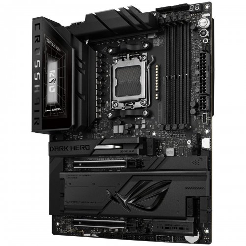 Материнская плата Asus ROG CROSSHAIR X870E DARK HERO (sAM5, AMD X870E) купить в Украине: Киев, Днепр, Харьков, Одесса  | Проверка совместимости, низкая цена, отзывы, характеристики от TELEMART фото