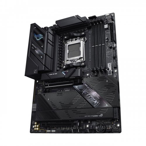 Материнська плата Asus ROG STRIX B850-F GAMING WIFI7 NEO (sAM5, AMD B850) купити в Україні: Київ, Львів, Хмельницький, Тернопіль, Івано-Франківськ | Перевірка сумісності, низька ціна, відгуки, характеристики від TELEMART фото
