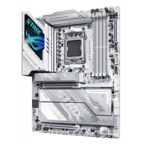 Материнська плата Asus ROG STRIX X870E-A GAMING WIFI7 NEO (sAM5, AMD X870E) купити в Україні: Київ, Львів, Хмельницький, Тернопіль, Івано-Франківськ | Перевірка сумісності, низька ціна, відгуки, характеристики від TELEMART фото