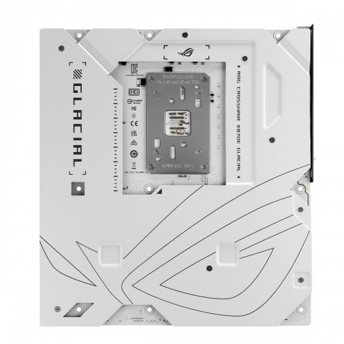Материнська плата Asus ROG CROSSHAIR X870E GLACIAL (sAM5, AMD X870E) купити в Україні: Київ, Львів, Хмельницький, Тернопіль, Івано-Франківськ | Перевірка сумісності, низька ціна, відгуки, характеристики від TELEMART фото