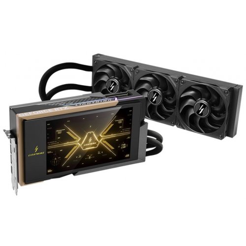 Видеокарта MSI GeForce RTX 5090 LIGHTNING Z 32768MB (RTX 5090 32G LIGHTNING Z) купить в Украине: Киев, Днепр, Харьков, Одесса  | Проверка совместимости, низкая цена, отзывы, характеристики от TELEMART фото