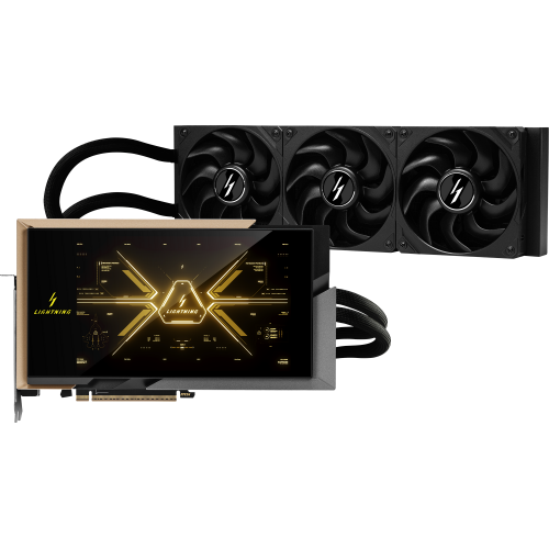 Видеокарта MSI GeForce RTX 5090 LIGHTNING Z 32768MB (RTX 5090 32G LIGHTNING Z) купить в Украине: Киев, Днепр, Харьков, Одесса  | Проверка совместимости, низкая цена, отзывы, характеристики от TELEMART фото