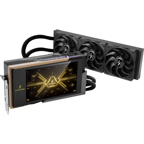 Видеокарта MSI GeForce RTX 5090 LIGHTNING Z 32768MB (RTX 5090 32G LIGHTNING Z) купить в Украине: Киев, Днепр, Харьков, Одесса  | Проверка совместимости, низкая цена, отзывы, характеристики от TELEMART фото