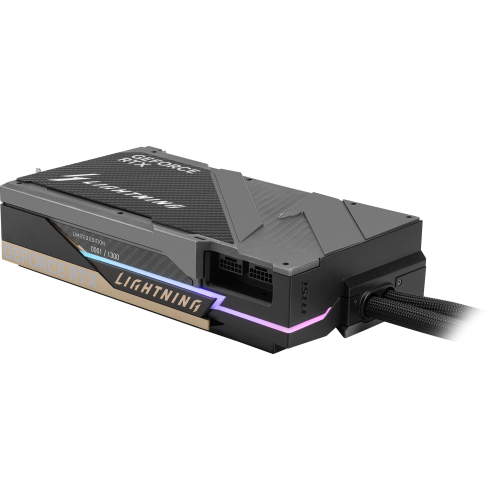 Видеокарта MSI GeForce RTX 5090 LIGHTNING Z 32768MB (RTX 5090 32G LIGHTNING Z) купить в Украине: Киев, Днепр, Харьков, Одесса  | Проверка совместимости, низкая цена, отзывы, характеристики от TELEMART фото