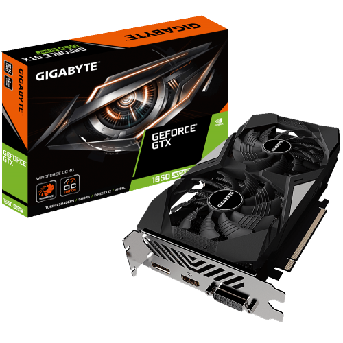 Відеокарта Gigabyte GeForce GTX 1650 SUPER WINDFORCE OC 4096MB (GV-N165SWF2OC-4GD) (Відновлено продавцем, 846472) купити в Україні: Київ, Львів, Хмельницький, Тернопіль, Івано-Франківськ | Перевірка сумісності, низька ціна, відгуки, характеристики від TELEMART фото
