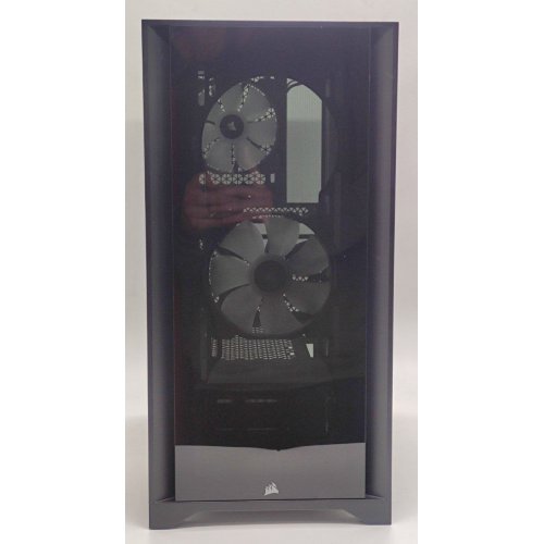 Корпус Corsair iCUE 4000X RGB Tempered Glass без БП (CC-9011204-WW) Black (Відновлено продавцем, 846495) купити в Україні: Київ, Львів, Хмельницький, Тернопіль, Івано-Франківськ | Перевірка сумісності, низька ціна, відгуки, характеристики від TELEMART фото