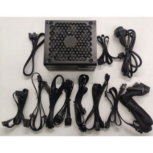 Блок питания Corsair RM850 850W (CP-9020235-EU) (Восстановлено продавцом, 846515) купить в Украине: Киев, Днепр, Харьков, Одесса  | Проверка совместимости, низкая цена, отзывы, характеристики от TELEMART фото