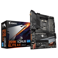 Материнська плата Gigabyte Z590 AORUS ELITE AX (s1200, Intel Z590) (Відновлено продавцем, 846521)