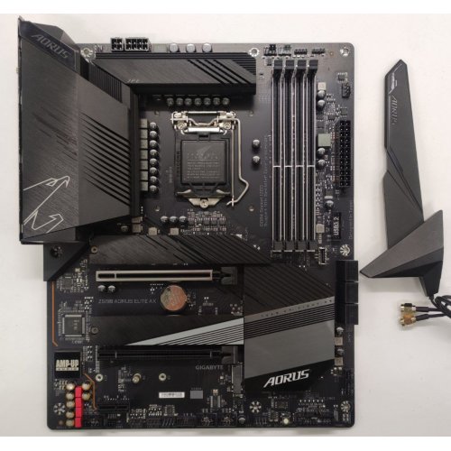 Материнська плата Gigabyte Z590 AORUS ELITE AX (s1200, Intel Z590) (Відновлено продавцем, 846521) купити в Україні: Київ, Львів, Хмельницький, Тернопіль, Івано-Франківськ | Перевірка сумісності, низька ціна, відгуки, характеристики від TELEMART фото