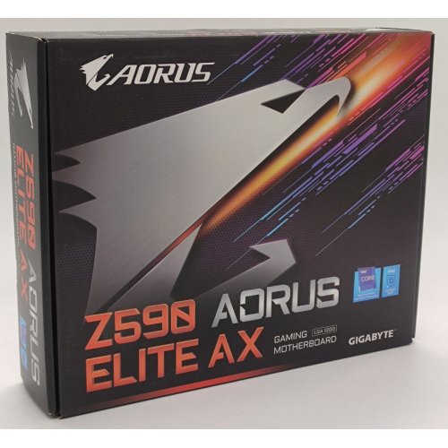 Материнська плата Gigabyte Z590 AORUS ELITE AX (s1200, Intel Z590) (Відновлено продавцем, 846521) купити в Україні: Київ, Львів, Хмельницький, Тернопіль, Івано-Франківськ | Перевірка сумісності, низька ціна, відгуки, характеристики від TELEMART фото