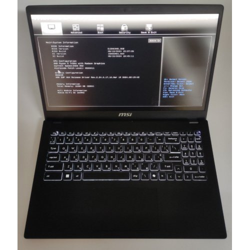 Ноутбук MSI Modern 15 B7M (B7M-464XUA) Classic Black (Восстановлено продавцом, 846622) купить в Украине: Киев, Днепр, Харьков, Одесса  | Низкая цена, отзывы, характеристики от TELEMART фото