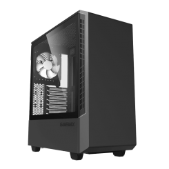 Корпус GAMEMAX T802-E Panda ECO Tempered Glass без БП Black/Silver (Відновлено продавцем, 846633)