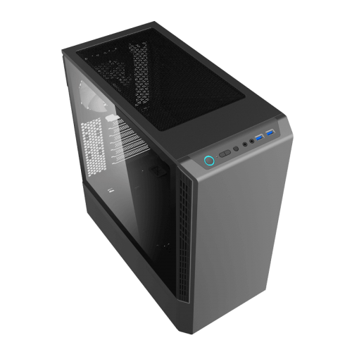 Корпус GAMEMAX T802-E Panda ECO Tempered Glass без БП Black/Silver (Восстановлено продавцом, 846633) купить в Украине: Киев, Днепр, Харьков, Одесса  | Проверка совместимости, низкая цена, отзывы, характеристики от TELEMART фото