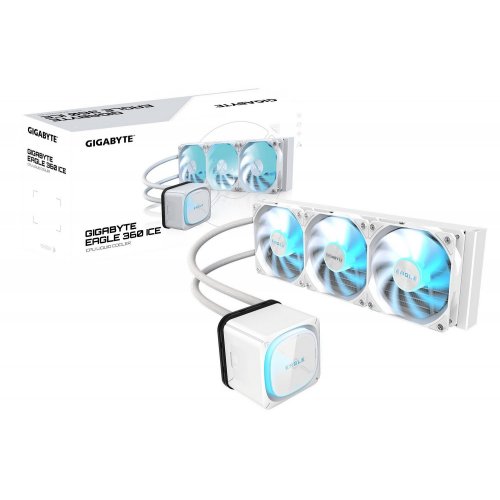 Готовая СВО Gigabyte EAGLE 360 ICE купить в Украине: Киев, Днепр, Харьков, Одесса  | Проверка совместимости, низкая цена, отзывы, характеристики от TELEMART фото