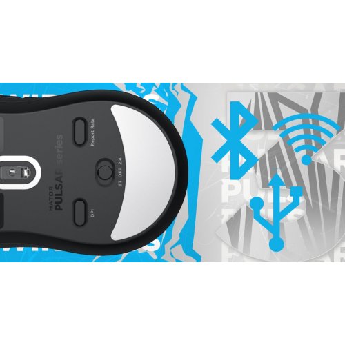 Уцінка миша HATOR Pulsar 3 Wireless (HTM631) White (Розкрита упаковка, 846787) купити в Україні: Київ, Львів, Хмельницький, Тернопіль, Івано-Франківськ | Низька ціна, відгуки, характеристики від TELEMART фото