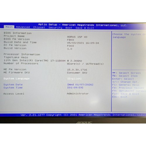 Ноутбук Gigabyte AORUS 15P XD (AORUS15P_XD-73RU324SH) Black (Відновлено продавцем, 846800) купити в Україні: Київ, Львів, Хмельницький, Тернопіль, Івано-Франківськ | Низька ціна, відгуки, характеристики від TELEMART фото