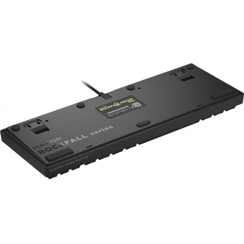 Уцінка клавіатура HATOR Rockfall 2 TKL Mecha Orange (HTK-520) Black (Сліди використання, 846807) купити в Україні: Київ, Львів, Хмельницький, Тернопіль, Івано-Франківськ | Низька ціна, відгуки, характеристики від TELEMART фото