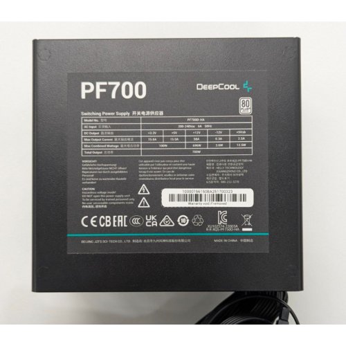 Блок питания Deepcool PF700 700W (R-PF700D-HA0B-EU) (Восстановлено продавцом, 846826) купить в Украине: Киев, Днепр, Харьков, Одесса  | Проверка совместимости, низкая цена, отзывы, характеристики от TELEMART фото