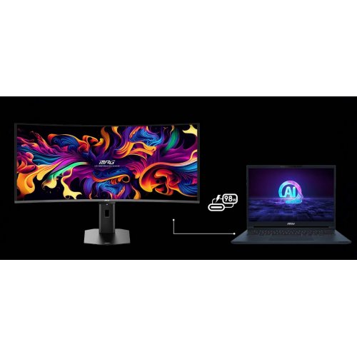 Монитор MSI 34" MPG 341CQR QD-OLED X36 Black купить в Украине: Киев, Днепр, Харьков, Одесса  | Низкая цена, отзывы, характеристики от TELEMART фото