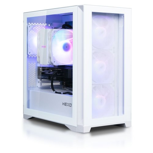 Компьютер HEXO Gaming TwinFront Pro+ (HGP-TF560XN5060-D432S1TWH) White купить в Украине: Киев, Днепр, Харьков, Одесса  | Низкая цена, отзывы, характеристики от TELEMART фото