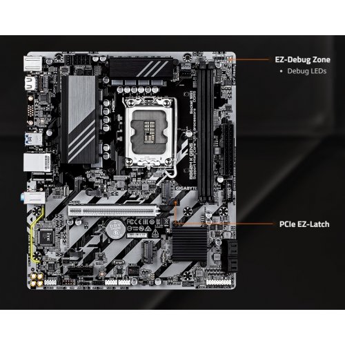 Материнская плата Gigabyte B860M K GEN5 (s1851, Intel B860) купить в Украине: Киев, Днепр, Харьков, Одесса  | Проверка совместимости, низкая цена, отзывы, характеристики от TELEMART фото