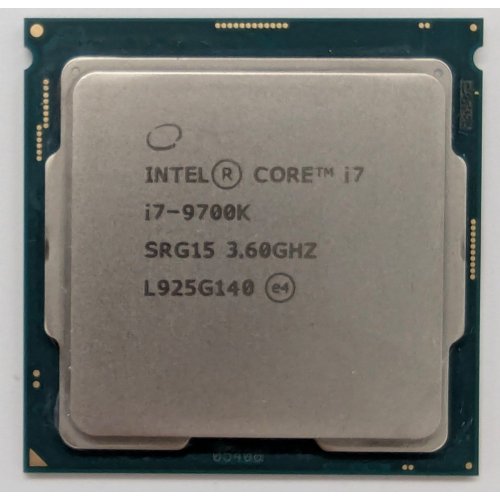 Процесор Intel Core i7-9700K 3.6(4.9)GHz 12MB s1151 Tray (CM8068403874212) (Відновлено продавцем, 846855) купити в Україні: Київ, Львів, Хмельницький, Тернопіль, Івано-Франківськ | Перевірка сумісності, низька ціна, відгуки, характеристики від TELEMART фото