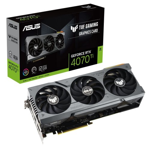 Видеокарта Asus TUF GeForce RTX 4070 Ti Gaming 12288MB (TUF-RTX4070TI-12G-GAMING) (Восстановлено продавцом, 846865) купить в Украине: Киев, Днепр, Харьков, Одесса  | Проверка совместимости, низкая цена, отзывы, характеристики от TELEMART фото