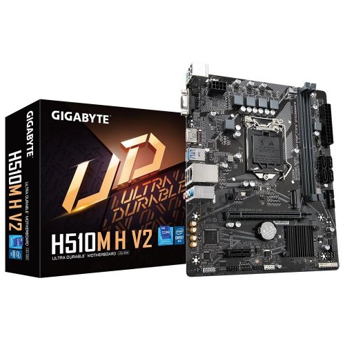 Материнская плата Gigabyte H510M H V2 (s1200, Intel H470) (Восстановлено продавцом, 846886) купить в Украине: Киев, Днепр, Харьков, Одесса  | Проверка совместимости, низкая цена, отзывы, характеристики от TELEMART фото