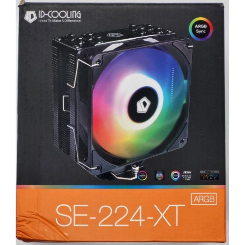 Кулер ID-Cooling SE-224-XTS ARGB (SE-224-XTS ARGB) (Відновлено продавцем, 846894) купити в Україні: Київ, Львів, Хмельницький, Тернопіль, Івано-Франківськ | Перевірка сумісності, низька ціна, відгуки, характеристики від TELEMART фото