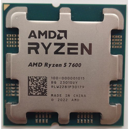 Процесор AMD Ryzen 5 7600 3.8(5.1)GHz 32MB sAM5 Tray (100-000001015) (Відновлено продавцем, 846898) купити в Україні: Київ, Львів, Хмельницький, Тернопіль, Івано-Франківськ | Перевірка сумісності, низька ціна, відгуки, характеристики від TELEMART фото