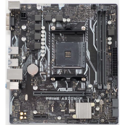 Материнская плата Asus PRIME A320M-F (sAM4, AMD A320) (Восстановлено продавцом, 846902) купить в Украине: Киев, Днепр, Харьков, Одесса  | Проверка совместимости, низкая цена, отзывы, характеристики от TELEMART фото