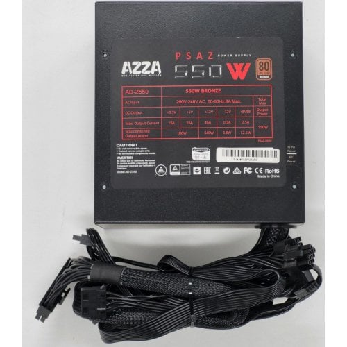 Блок питания Azza 550W (PSAZ-550W) (Восстановлено продавцом, 846910) купить в Украине | Telemart фото