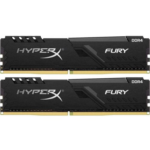Озу HyperX DDR4 64GB (2x32GB) 3200Mhz Fury Black (HX432C16FB3K2/64) (Восстановлено продавцом, 846911) купить в Украине: Киев, Днепр, Харьков, Одесса  | Проверка совместимости, низкая цена, отзывы, характеристики от TELEMART фото