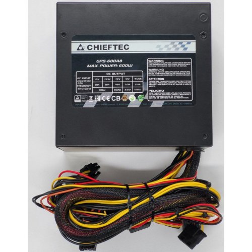 Блок живлення CHIEFTEC Smart 600W (GPS-600A8) (Відновлено продавцем, 846913) купити в Україні: Київ, Львів, Хмельницький, Тернопіль, Івано-Франківськ | Перевірка сумісності, низька ціна, відгуки, характеристики від TELEMART фото
