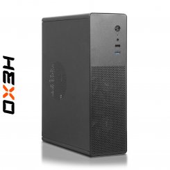 Компьютер HEXO Office RG Base (HOB-5650G-16S480BK) Black / AMD Ryzen 5 5600G (3.9-4.4), 6 ядер / AMD Radeon Vega 7 / 16 ГБ (DDR4) / 480 ГБ (SSD)