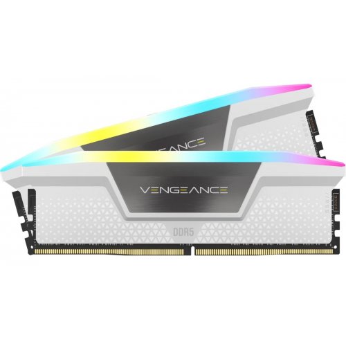 ОЗП Corsair DDR5 32GB (2x16GB) 6400Mhz Vengeance RGB White (CMH32GX5M2B6400Z32W) купити в Україні: Київ, Львів, Хмельницький, Тернопіль, Івано-Франківськ | Перевірка сумісності, низька ціна, відгуки, характеристики від TELEMART фото