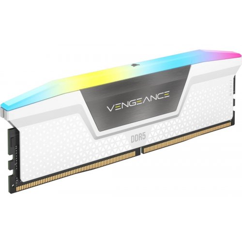 ОЗП Corsair DDR5 32GB (2x16GB) 6400Mhz Vengeance RGB White (CMH32GX5M2B6400Z32W) купити в Україні: Київ, Львів, Хмельницький, Тернопіль, Івано-Франківськ | Перевірка сумісності, низька ціна, відгуки, характеристики від TELEMART фото