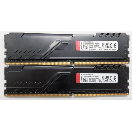 Озп Kingston DDR4 16GB (2x8GB) 3600Mhz FURY Beast Black (KF436C17BBK2/16) (Відновлено продавцем, 846946) купити в Україні: Київ, Львів, Хмельницький, Тернопіль, Івано-Франківськ | Перевірка сумісності, низька ціна, відгуки, характеристики від TELEMART фото